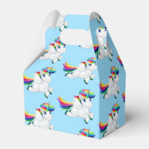 Rainbow Unicorn Party Favor Box