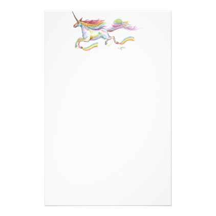 Rainbow Unicorn Pegasus Horse Pony Flying Cute Stationery