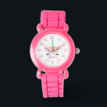 Rainbow Unicorn Personalized Custom Kid's Watch<br><div class="desc">This gorgeous unicorn watch would make a great gift for kids!</div>