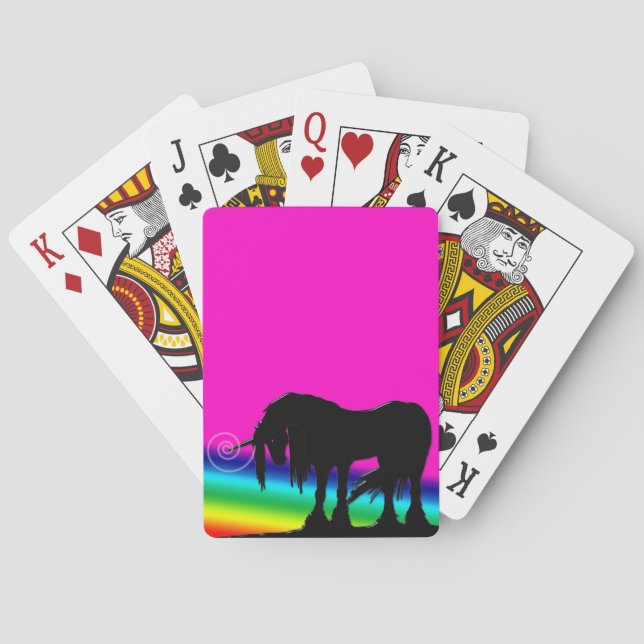 Rainbow Unicorn Poker Cards (Back)