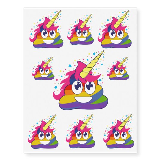 Unicorn Pooping Poop Emoji