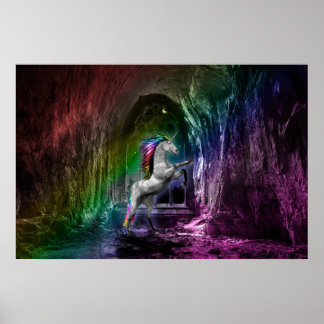 Rainbow Unicorn Poster