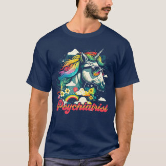 Rainbow Unicorn Psychiatrist T-Shirt
