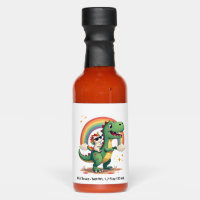 Rainbow Unicorn Riding T rex - Dinosaur Boys Girls
