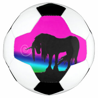 Rainbow Unicorn Soccer Ball
