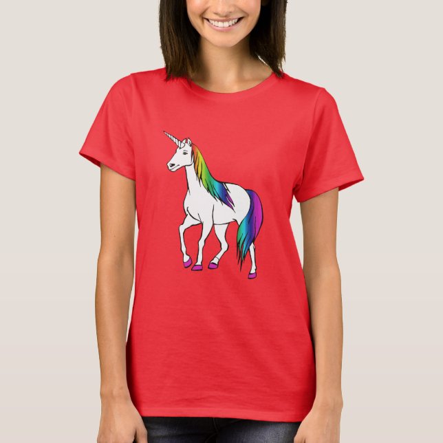 RAINBOW UNICORN T-Shirt (Front)