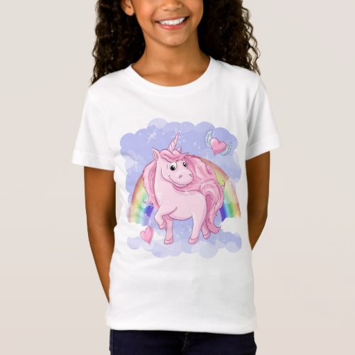 Rainbow Unicorn T_Shirt