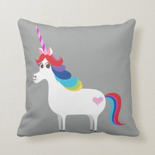 rainbow unicorn pillow