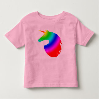 Rainbow unicorn toddler t-shirt