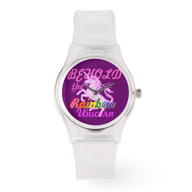 Rainbow Unicorn Watch (Front)