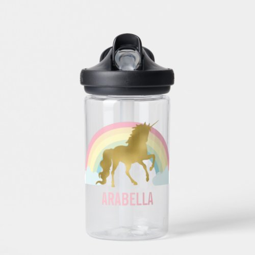 Rainbow Unicorn Water Bottle