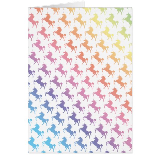 Rainbow Unicorns Cards (Front)