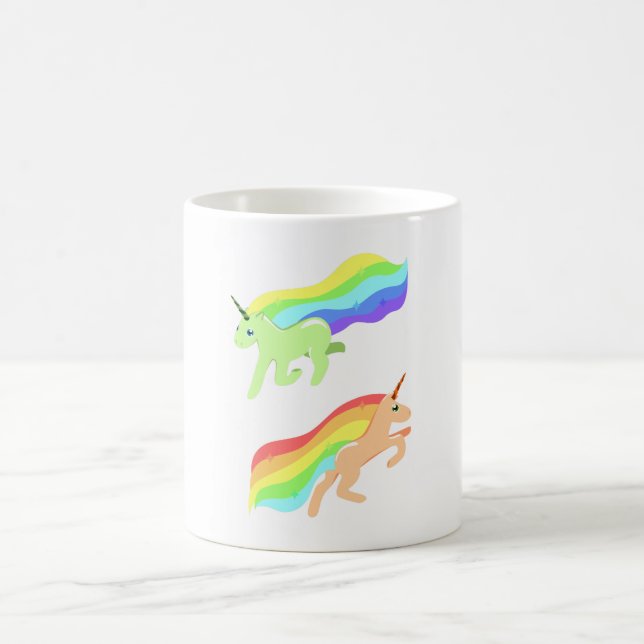 Rainbow Unicorns Coffee Mug (Center)