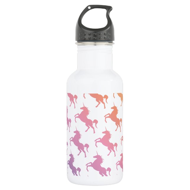 Rainbow Unicorns.pdf Water Bottle (Front)