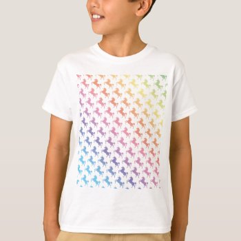 Rainbow Unicorns T-shirt by Michaelcus at Zazzle