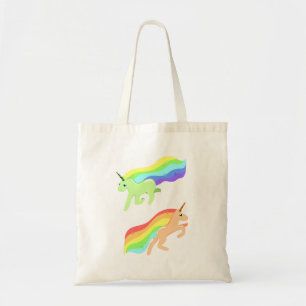 Rainbow Unicorns Tote Bag