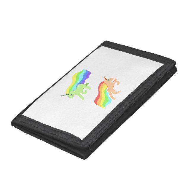 Rainbow Unicorns Trifold Wallet (Bottom)