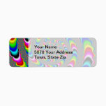 Rainbow Universe - Fractal Art Label