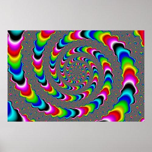Rainbow Universe _ Fractal Art Poster