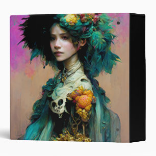 Rainbow Urchin 2 Fantasy Sci-Fi 3 Ring Binder