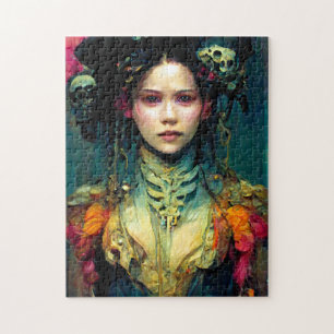 Rainbow Urchin Fantasy Sci-Fi Jigsaw Puzzle