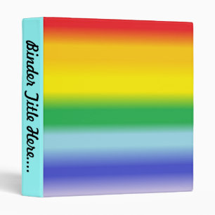 Rainbow v1 - 1" 3 ring binder
