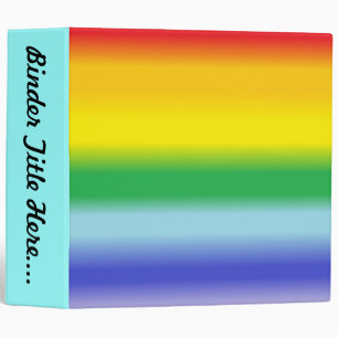Rainbow v1 - 2" 3 ring binder
