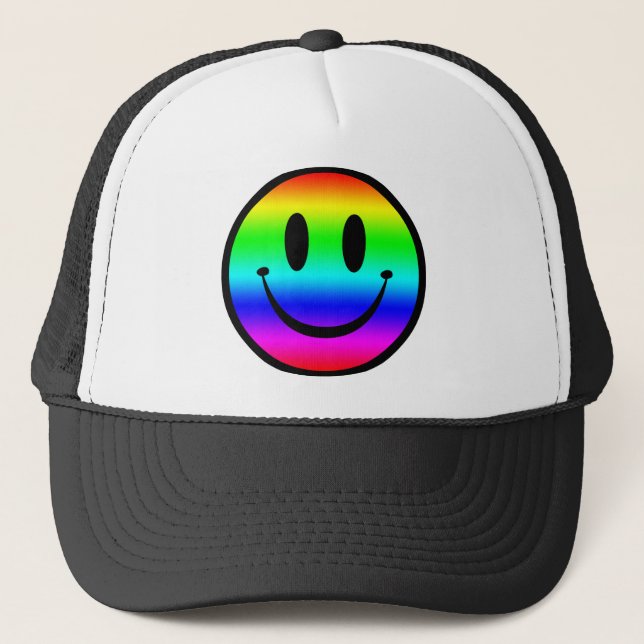 Rainbow V1 Trucker Hat (Front)