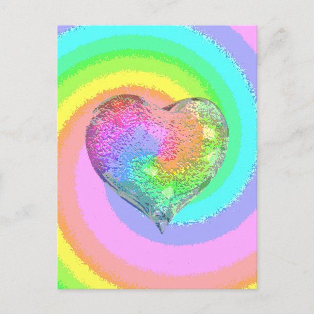 Rainbow Valentine Card (Front)