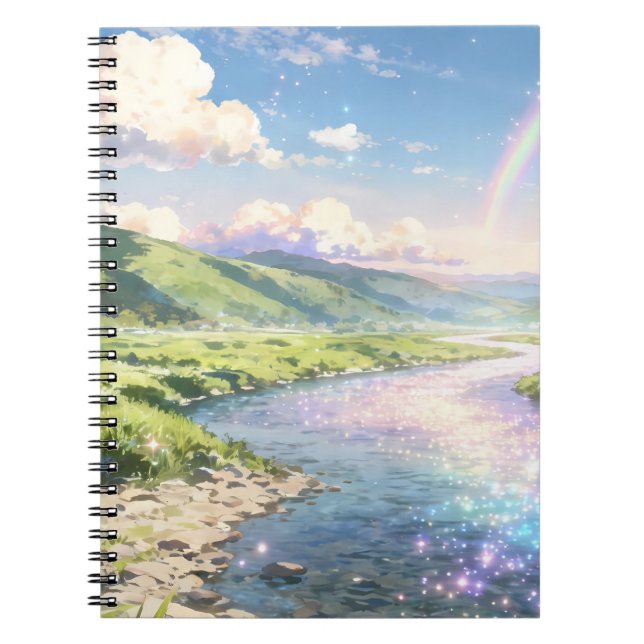 Rainbow Valley Spiral Notebook (Front)