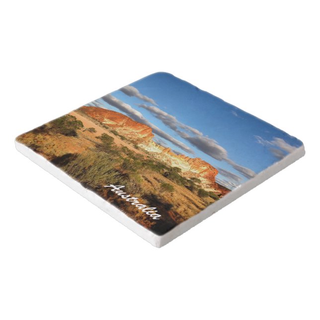 Rainbow Valley stone trivet (Corner)