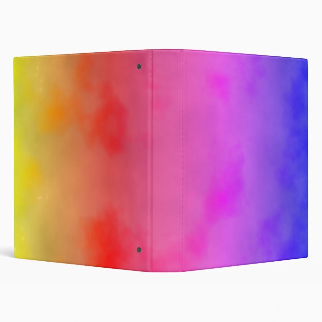 Rainbow Vapor 3 Ring Binder (Background)