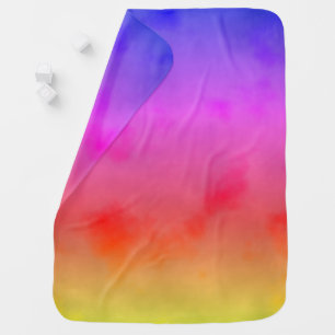 Rainbow Vapor Baby Blanket