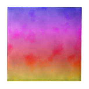 Rainbow Vapor Ceramic Tile