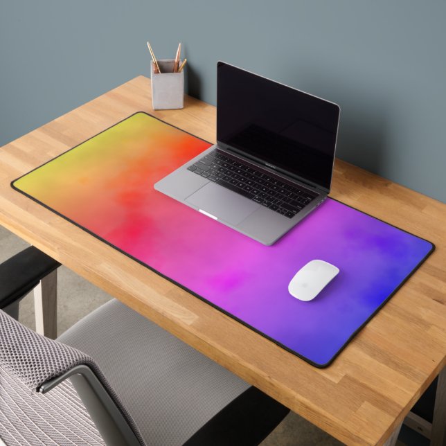 Rainbow Vapor Desk Mat (Office 2)