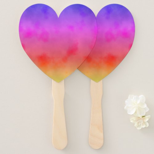 Rainbow Vapor Hand Fan