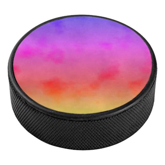 Rainbow Vapor Hockey Puck (3/4)