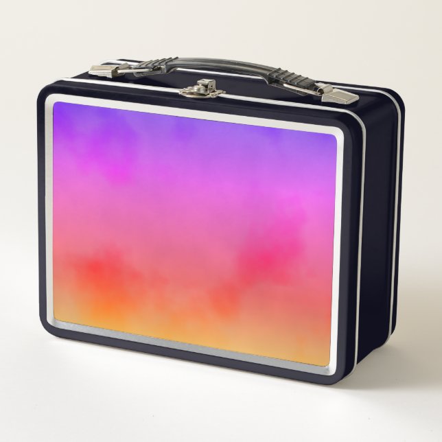Rainbow Vapor Metal Lunch Box (Front)