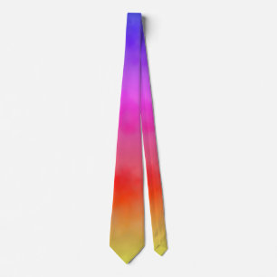 Rainbow Vapor Neck Tie