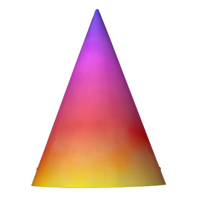 Rainbow Vapor Party Hat (Front)