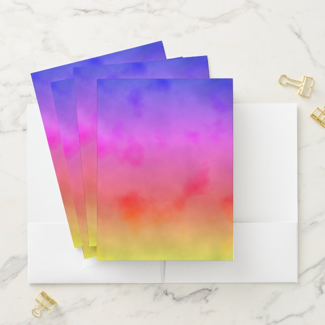 Rainbow Vapor Pocket Folder (In Situ)