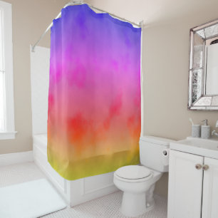 Rainbow Vapor Shower Curtain