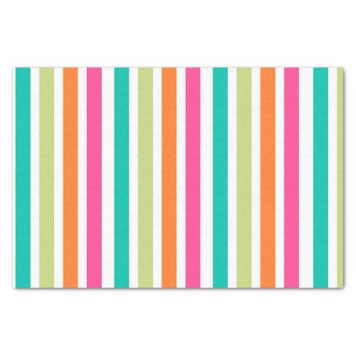 Rainbow vertical stripes colorful retro multicolor tissue paper