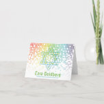 Rainbow Video Game Gamer Bar Mitzvah Thank You<br><div class="desc">Rainbow raining pixel gamer or video game Bar Mitzvah folded thank you note card. This non-traditional gamer inspired video gaming design features a Jewish star of David. There are also brightly colored rainbow raining or cascading digital style computer pixels along the top of the card. The fonts are techno computer...</div>