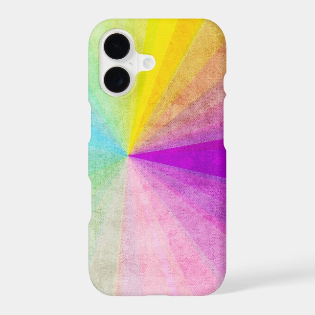 Rainbow Vortex Iphone Case (Back)