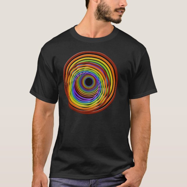 Rainbow Vortex T-Shirt (Front)