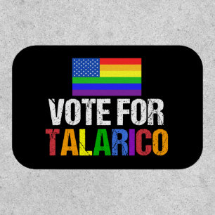 Rainbow Vote for Talarico 2026 Election Patch
