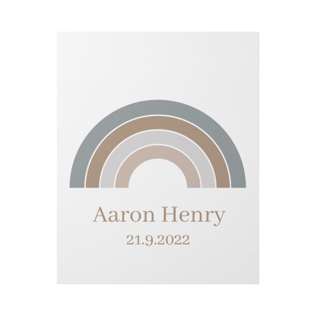 Rainbow Wall Art Personalized (Front)
