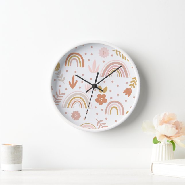 Rainbow wall clock (Home)