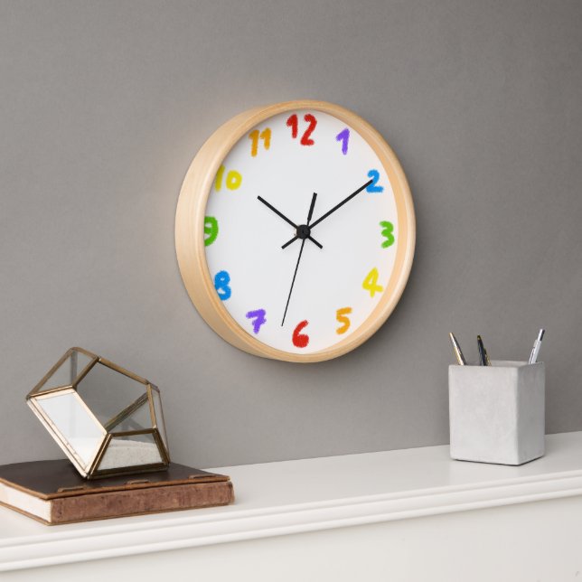 Rainbow Wall Clock (Office)